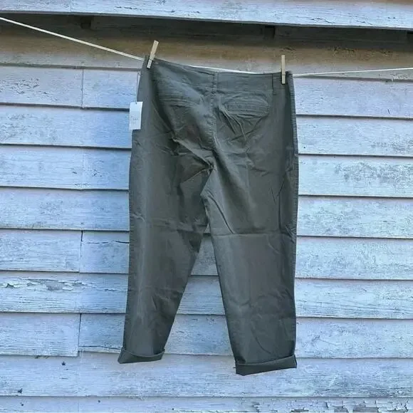 A New Day stretch Elastizado Pants Size 16 Green - Picture 2 of 4